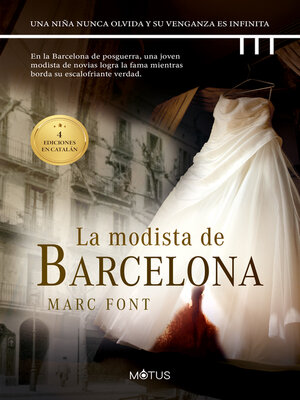 cover image of La modista de Barcelona